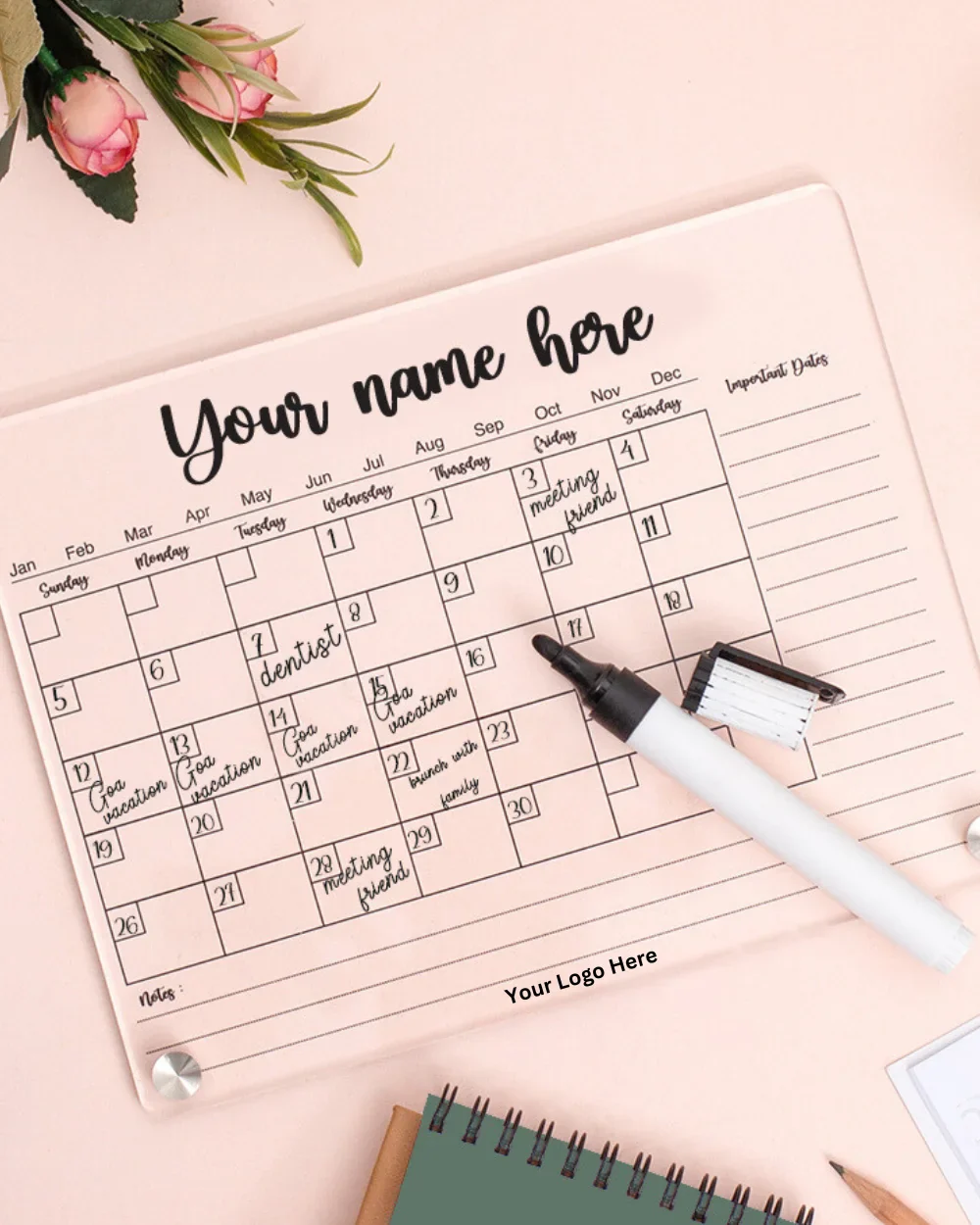 Personalized Table Top Planner - Image 3